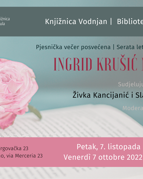 Pjesnička večer u spomen Ingrid Krušić Maretić